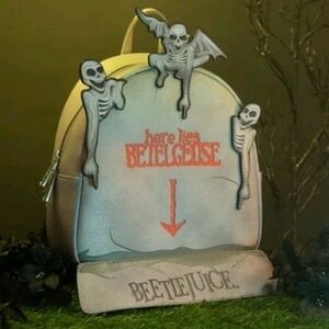 Beetlejuice Tombstone  Mini-Backpack - Entertainment Earth Exclusive NWT
